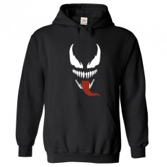 Venomous Tongue Monster Unisex Kids and Adults Pullover Hoodie for Sci-Fi Movie Lovers									 									 									